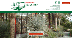 Desktop Screenshot of pepinieresrouberty.com