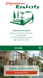 Mobile Screenshot of pepinieresrouberty.com